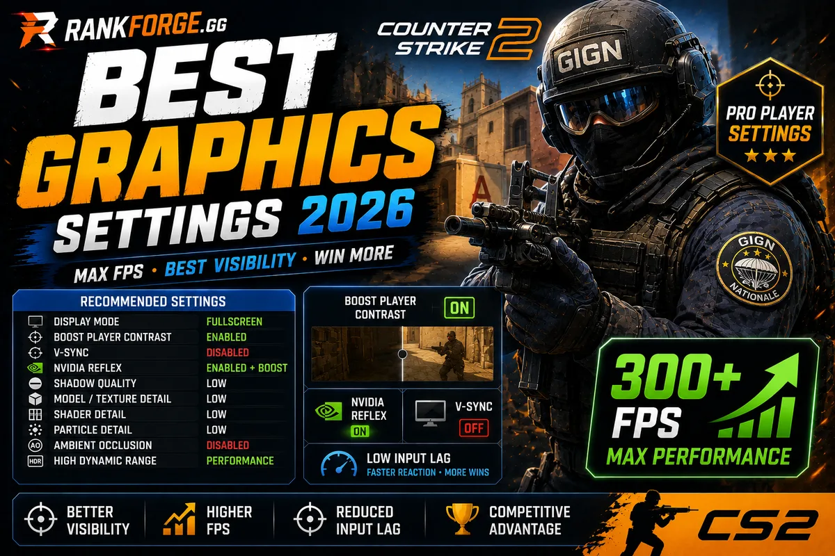 Best CS2 Graphics Settings | Max FPS & Visibility