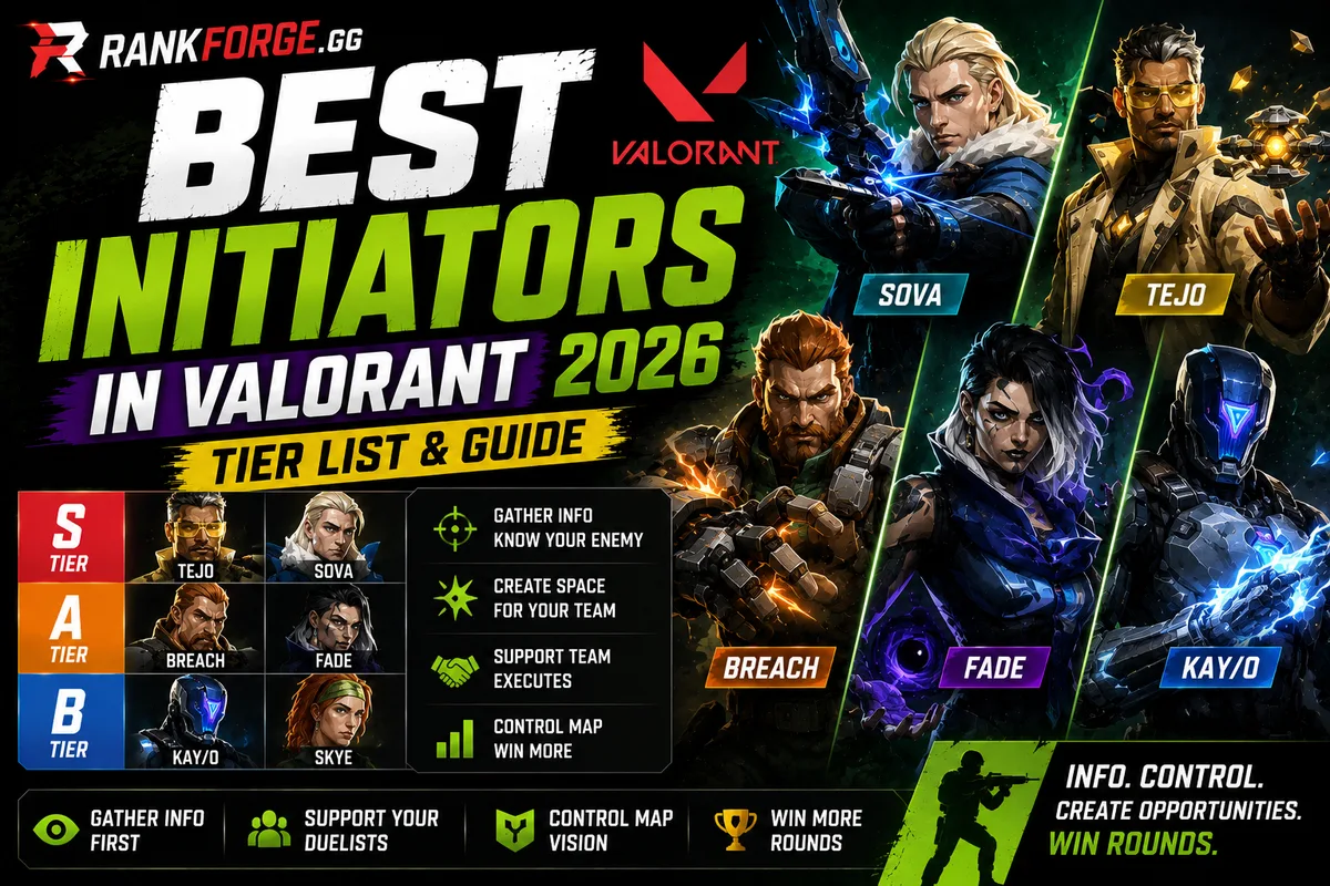 Best Initiators in Valorant | Agent Tier List (2026)