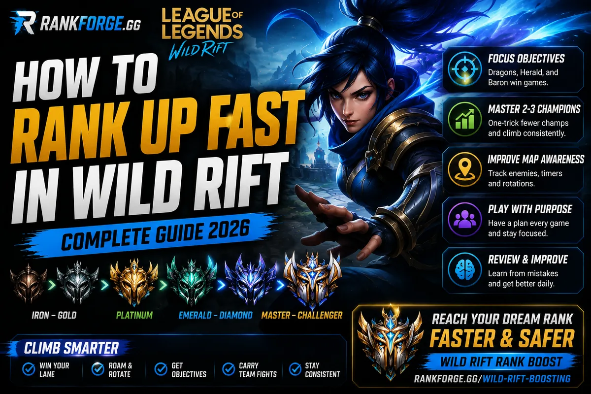 How to Rank Up Fast in Wild Rift | Climb Faster (2026)