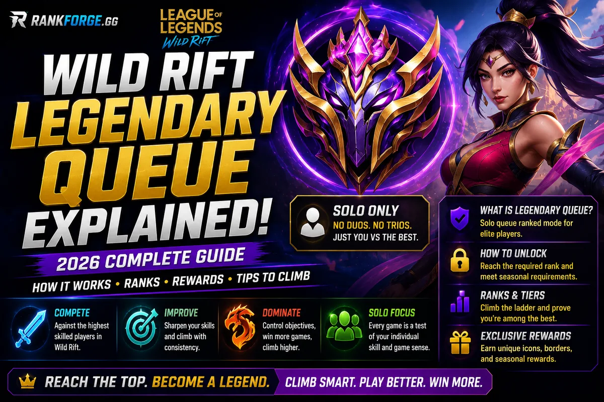 Matchmaking Queue Wild Rift Legendary Queue Explained (2026 Guide)
