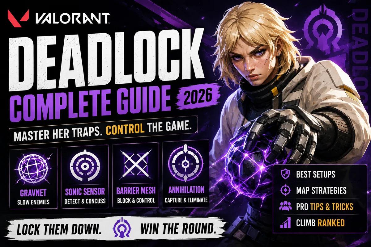 Deadlock Guide Valorant | Abilities, Tips & Strategies (2026)
