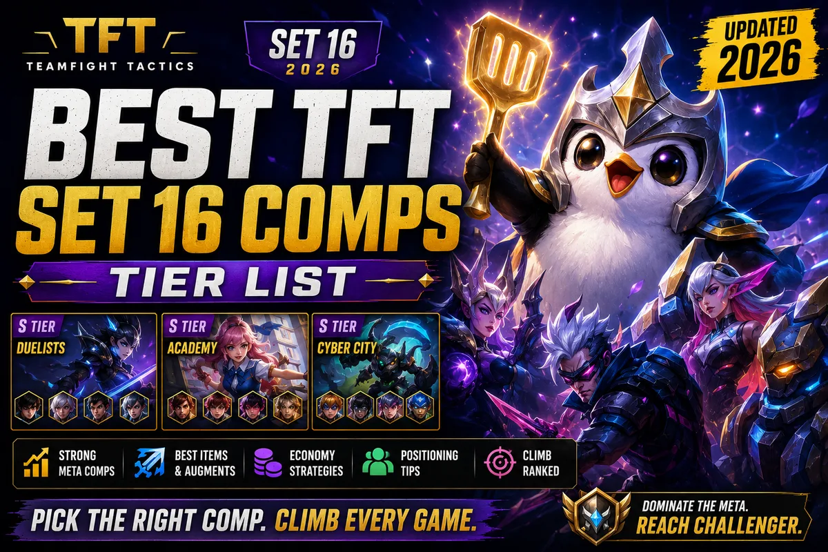 Best TFT Set 16 Comps | Tier List & Meta Guide (2026)