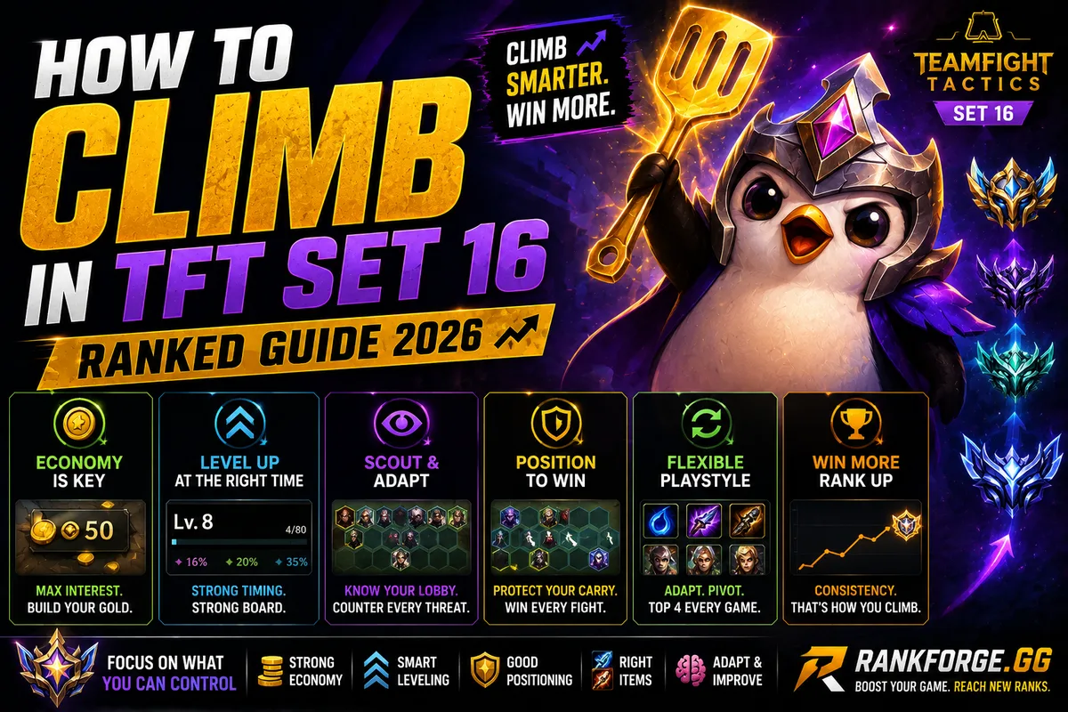 How to Rank Up in TFT Set 16 | Complete Climbing Guide (2026)