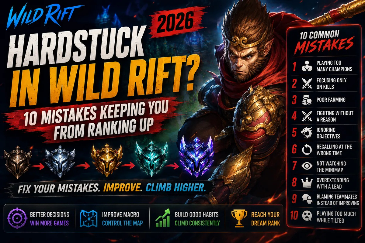 Why Am I Hardstuck in Wild Rift? 10 Mistakes to Fix