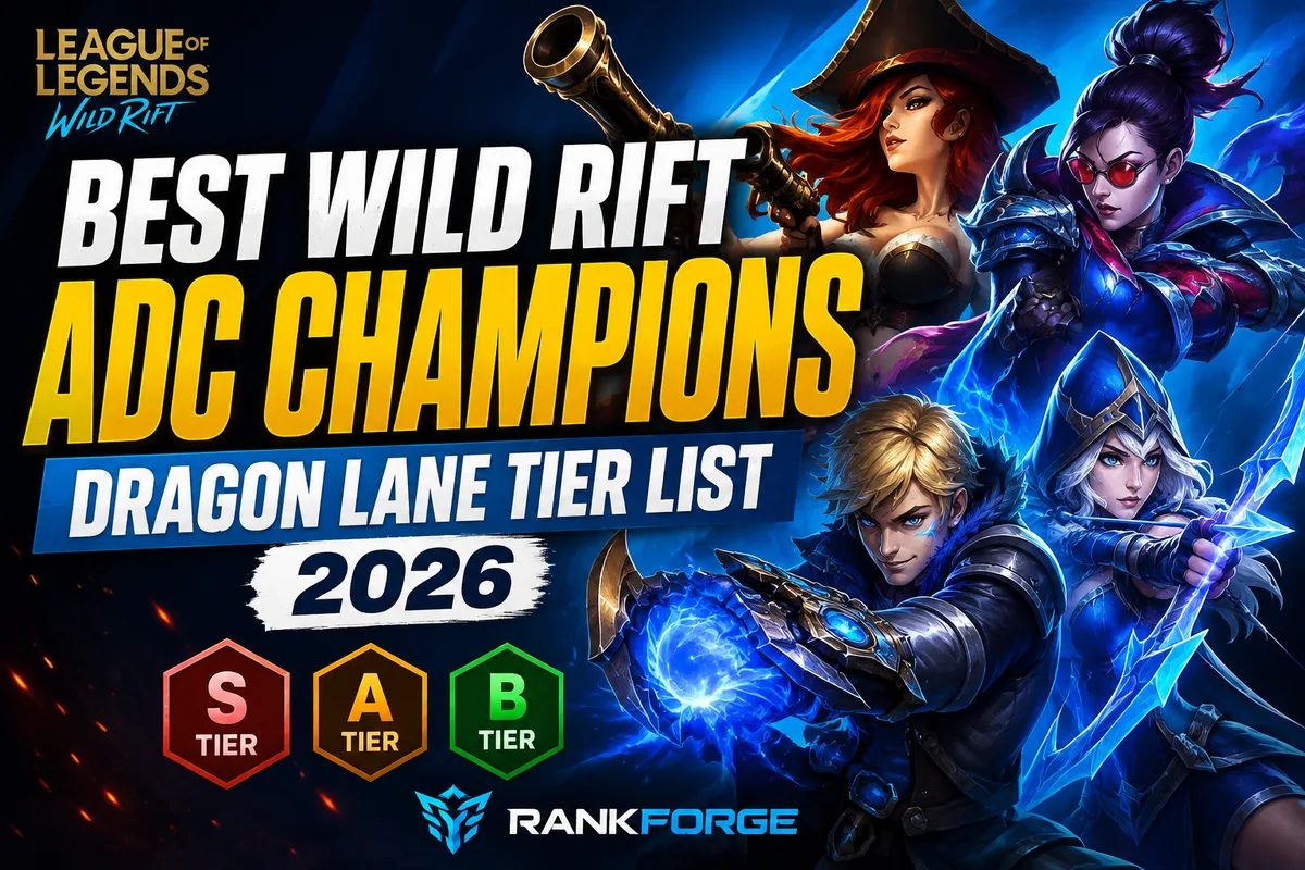 Best Wild Rift ADC Champions | Dragon Lane Tier List (2026)