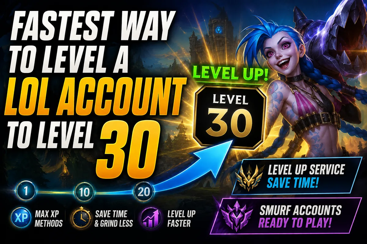 Fastest Way to Level a LoL Account to 30 in 2026 | Level Up Guide