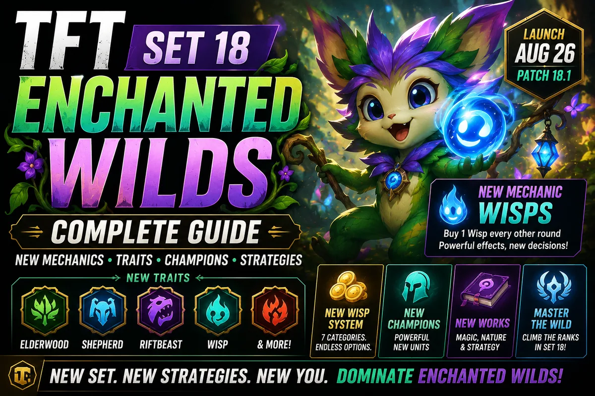 TFT Set 18 Enchanted Wilds Guide | New Mechanics, Traits & Changes