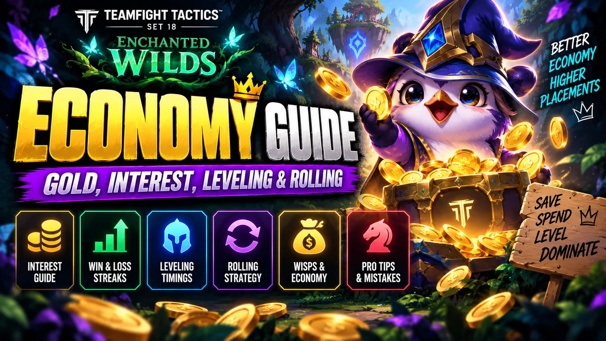 TFT Set 18 Economy Guide | Gold, Interest, Leveling & Rolling
