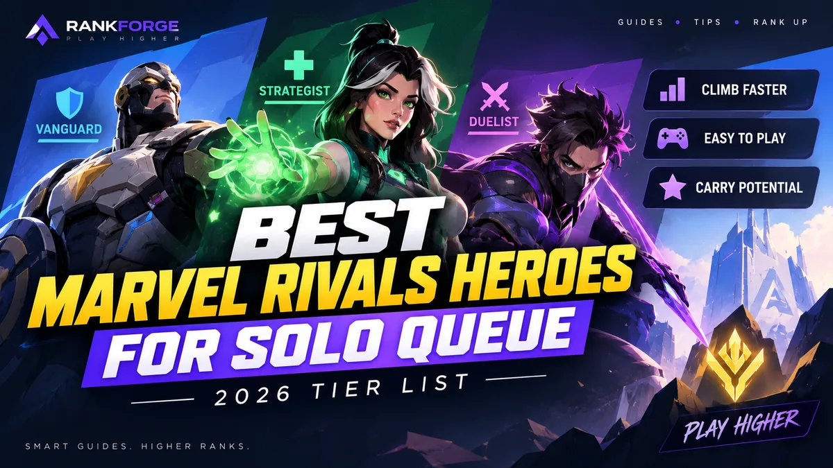 Best Marvel Rivals Heroes for Solo Queue | 2026 Tier List