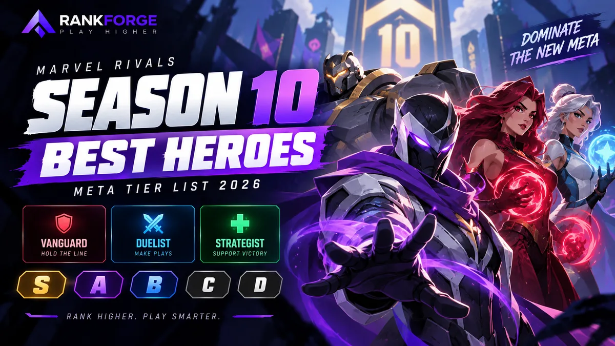Marvel Rivals Season 10 Best Heroes | Ranked Meta Tier List 2026