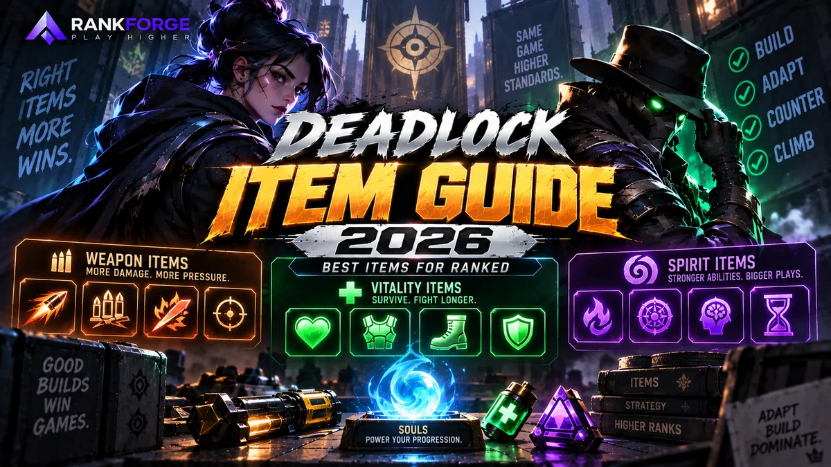 Deadlock Best Items for Ranked | Item Guide & Builds 2026