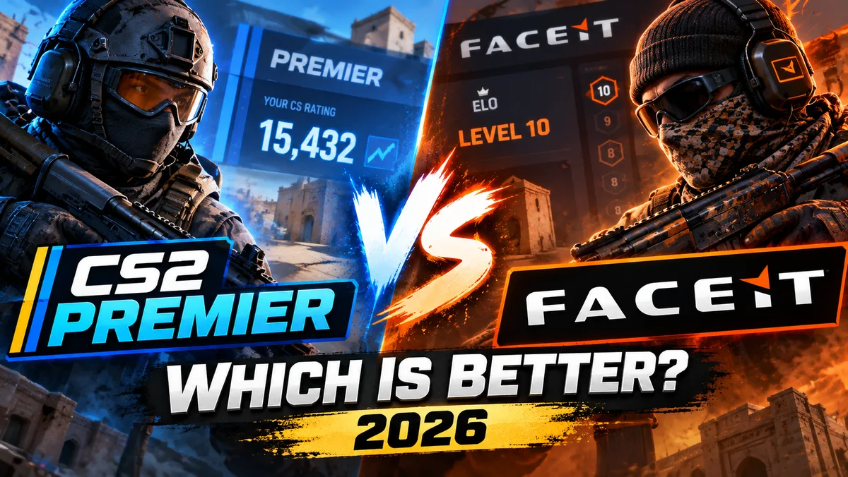 CS2 Premier vs FACEIT 2026 | Rating, Elo & Key Differences