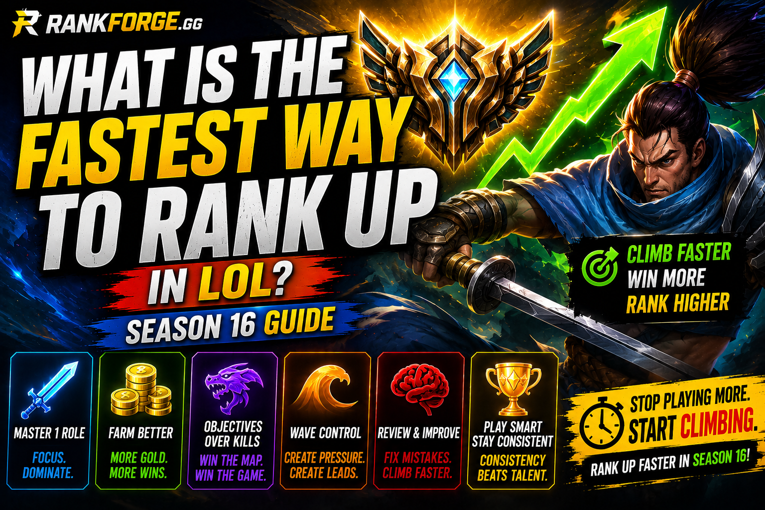 Fastest Way to Rank Up in LoL | Climb Faster Guide