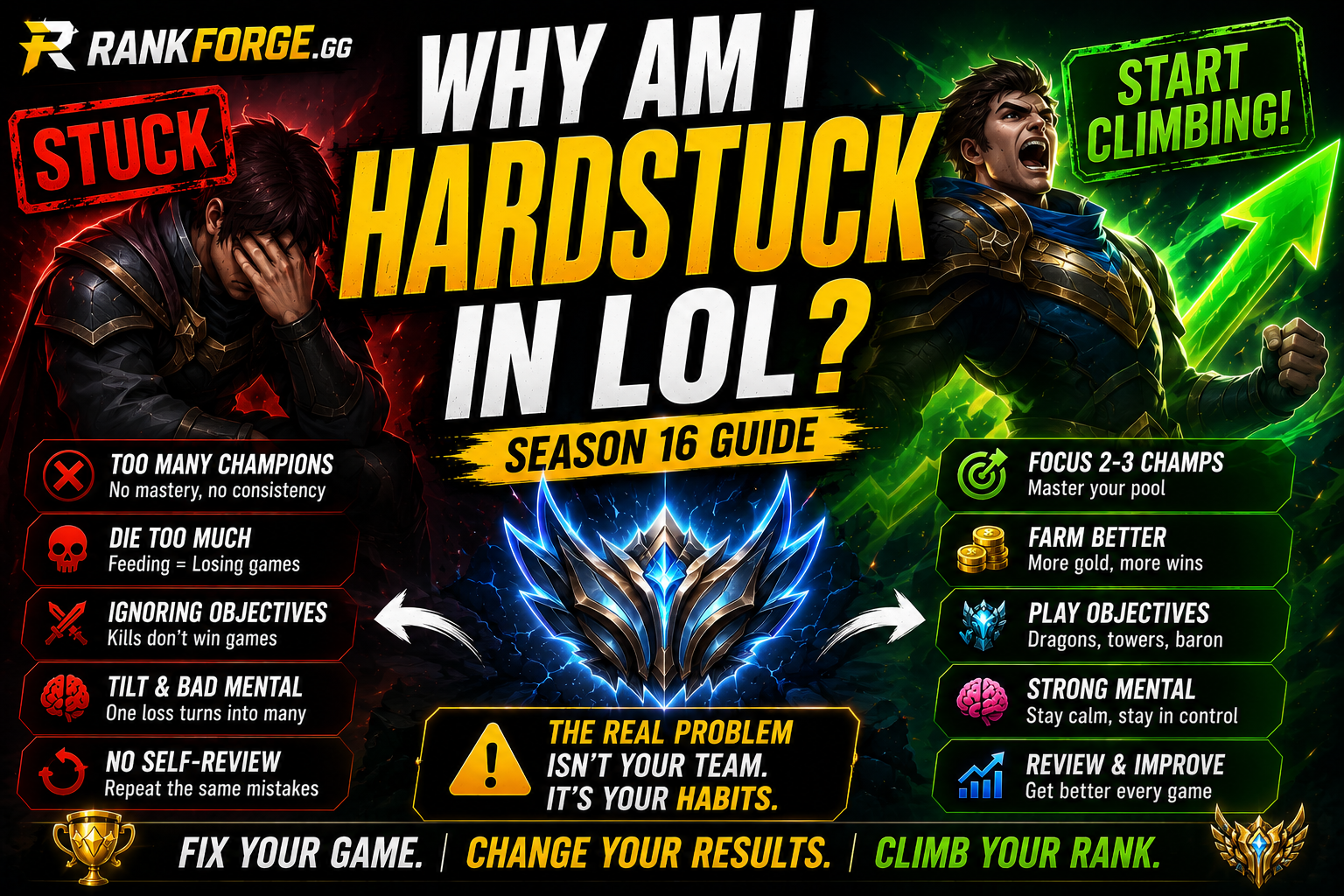 Why Am I Hardstuck in LoL? Common Climbing Mistakes
