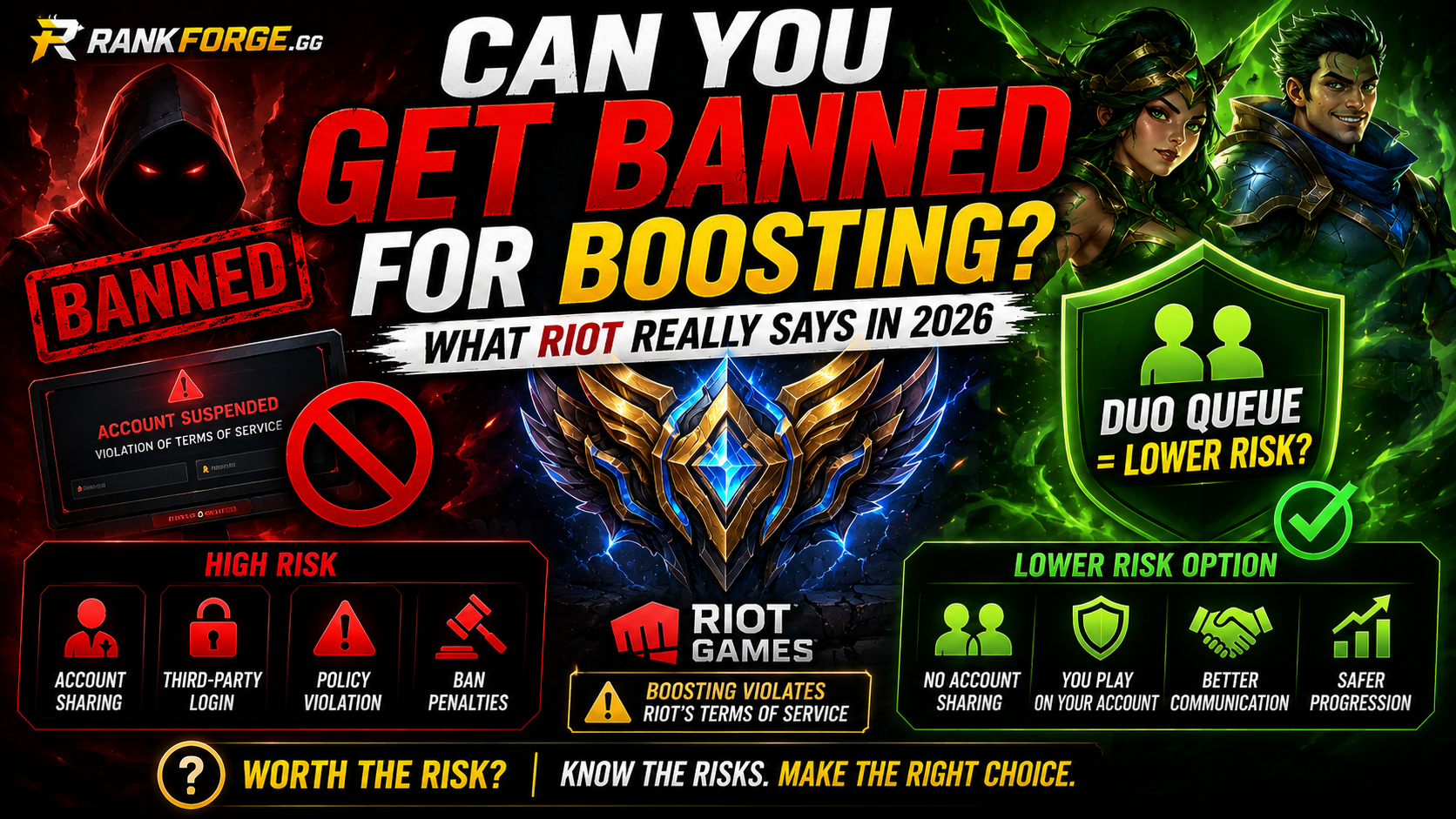 Can You Get Banned for Boosting in LoL?