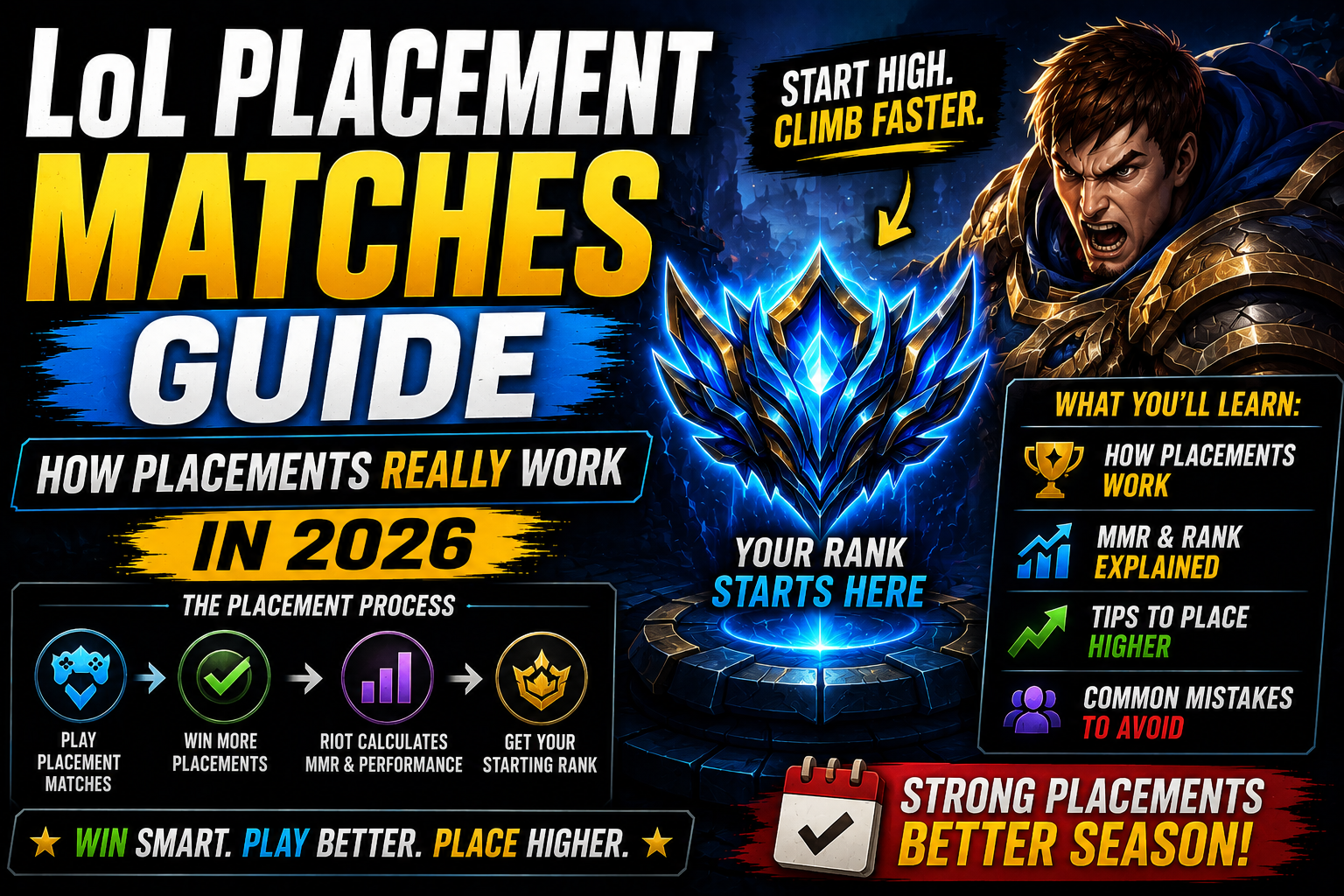 LoL Placement Matches 2026: How Placements Work & Rank Reset