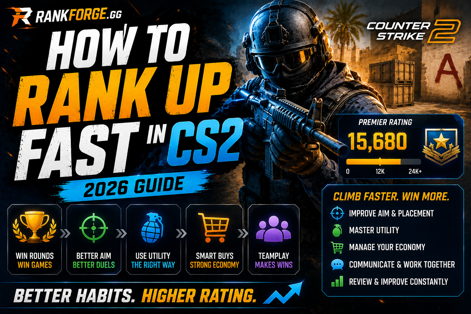 How to Rank Up Fast in CS2 | Premier Climbing Guide