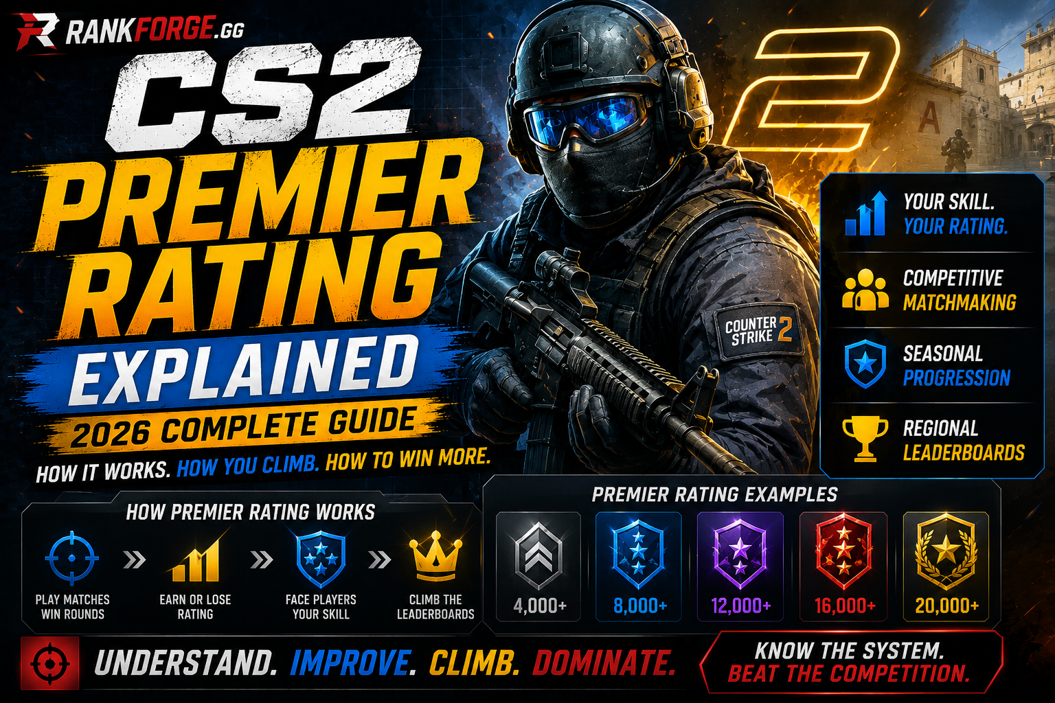 CS2 Premier Rating Explained | Rating & Matchmaking Guide